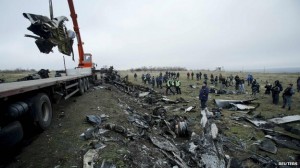 Access to the crash site has been limited by the ongoing conflict in Ukraine