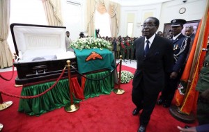 Mugabe Sata casket