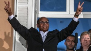 Mr Marzouki said his rival's claims of victory in the presidential poll were premature