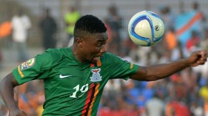 Zambia midfielder Nathan Sinkala