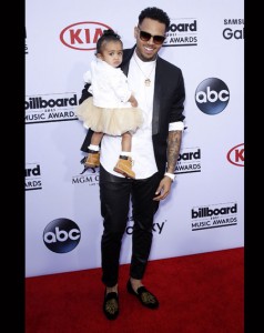 Chris Brown also gushed about his daughter Royalty [WENN]