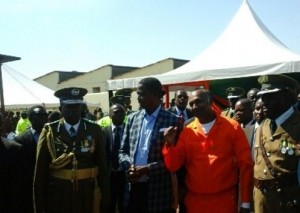 President Lungu when he visited Mukobeko Maximum Security Prison in Kabwe