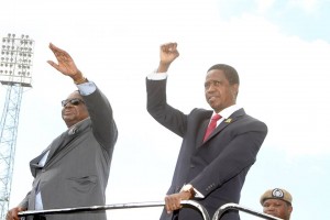 Malawi President Mutharika and President Lungu
