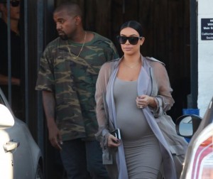 Kim Kardashian and husband Kanye West will reportedly welcome their son on Christmas Day [Wenn]