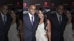  October 22, 2012. Nick Gordon (L) and Bobbi Kristina Brown attend the opening night of "The Houstons: On Our Own" in New York. (Reuters) 