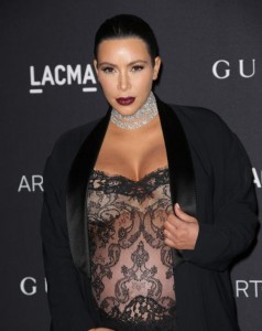Kim Kardashian has gained 52lbs during her second pregnancy [Rex]