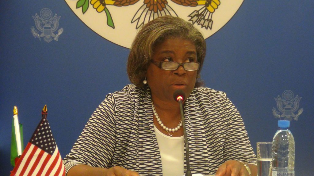 US Assistant Secretary of State for Africa Affairs Linda Thomas – Greenfield 