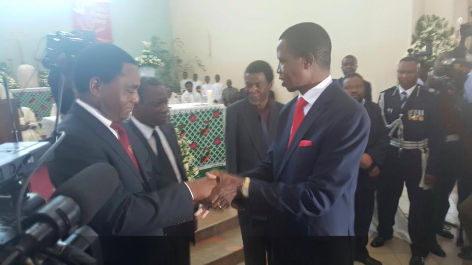 Edgar Lungu and Hakainde Hichilema 