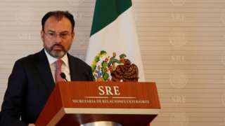  Mexico "would have to respond" to a US border tax, Foreign Minister Luis Videgaray says 