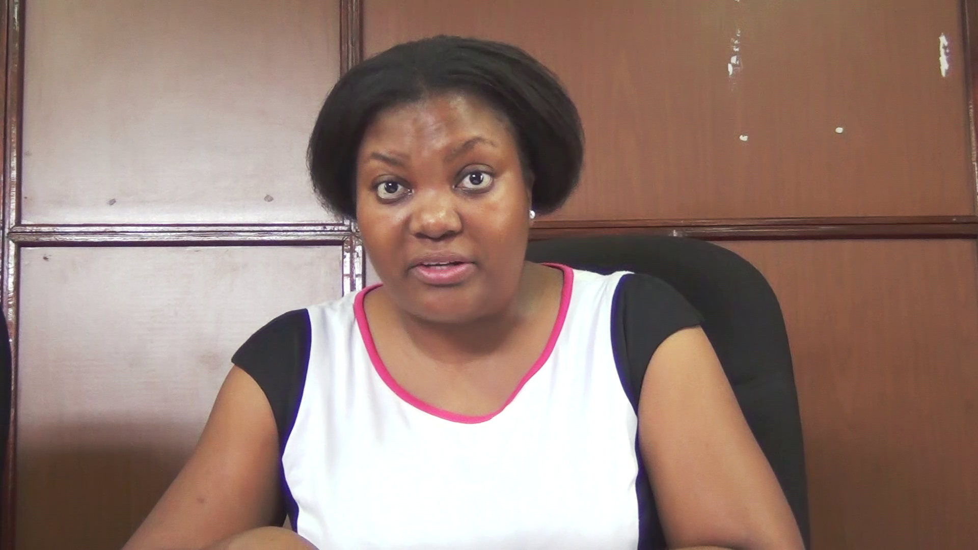 DEC Public Relations Officer Theresa Katongo