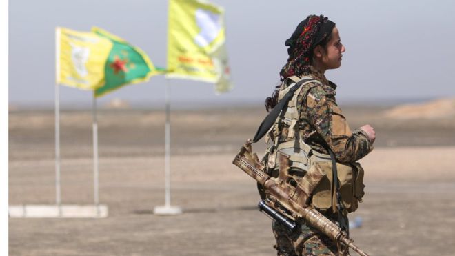 Syrian Democratic Forces (SDF) fighters are advancing towards Raqqa
