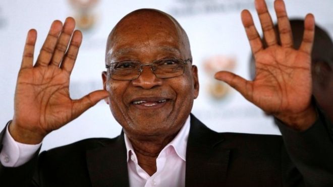  Some key allies of the ANC called for President Jacob Zuma to step down 