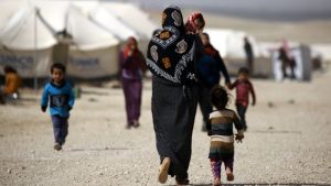 There are several camps for refugees and displaced people along Syria's border with Iraq 